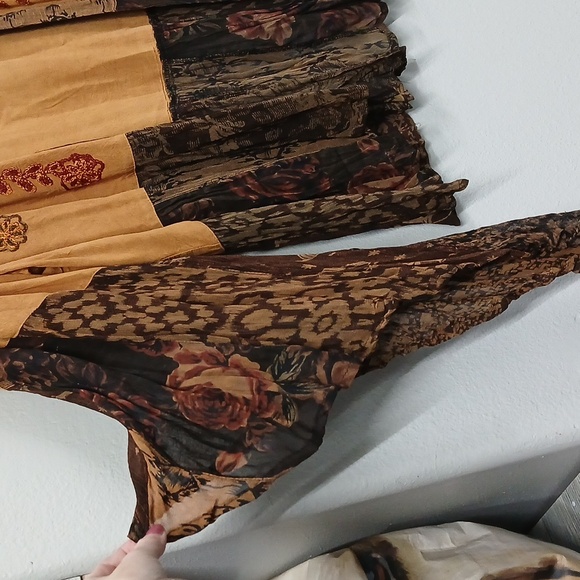 Nwt Young Threads - Western Kimono Shrug Lg - Picture 4 of 9